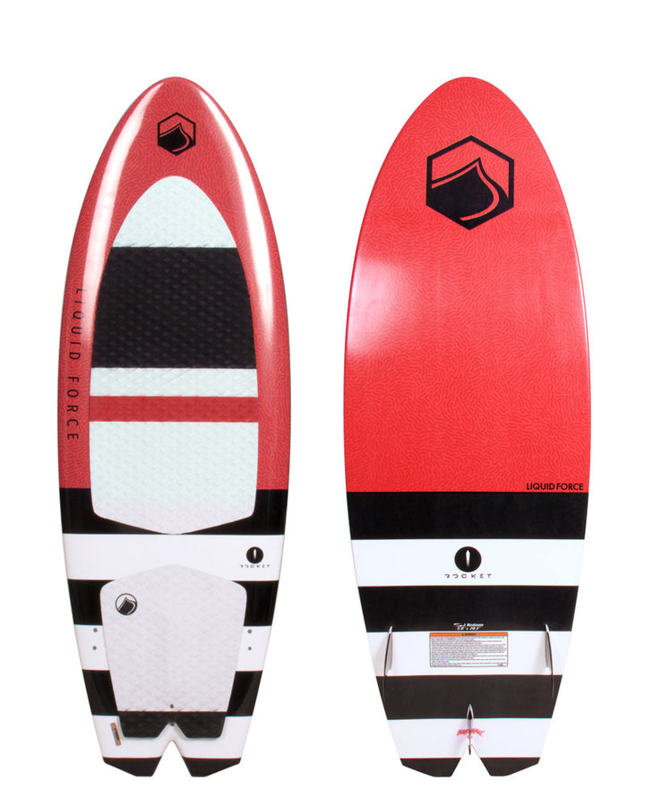 Liquid Force Rocket Wakesurf Board with Surf Rope 2018