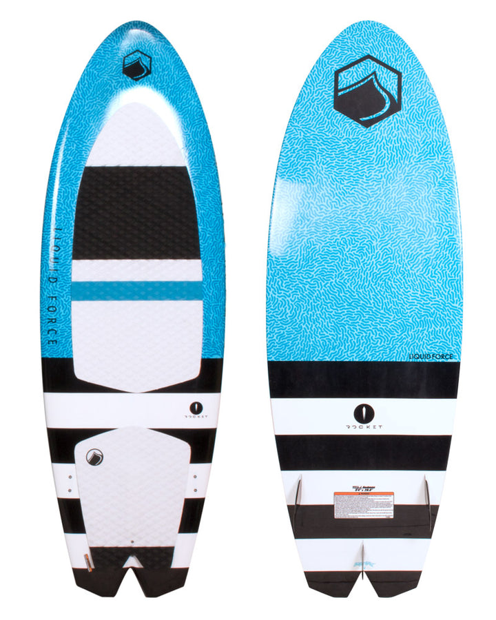 Liquid Force Rocket Wakesurf Board with Surf Rope 2018