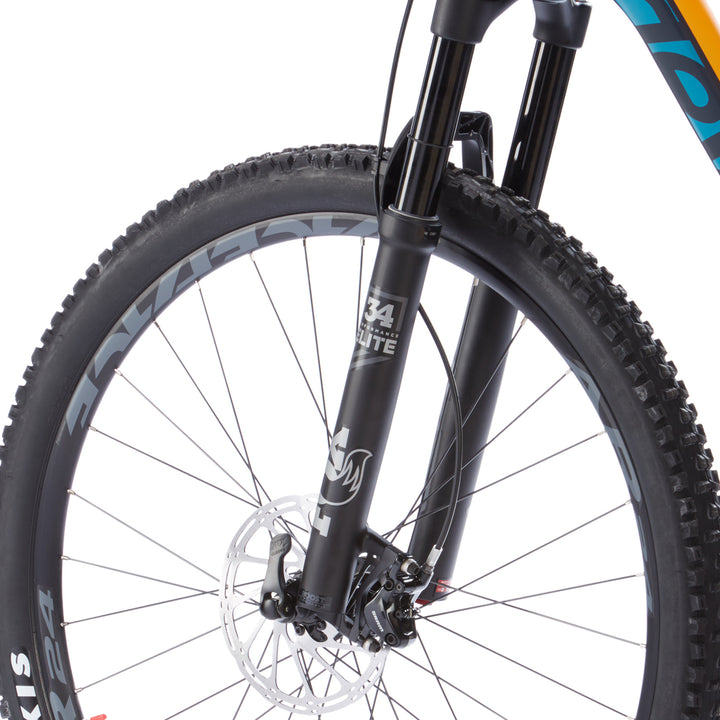 Devinci Django Carbon 29 GX Complete Mountain Bike 2017 Blue/Orange Detail 2 View