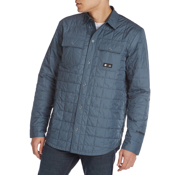 Armada Bryce Insulated Shirt Grey Front View