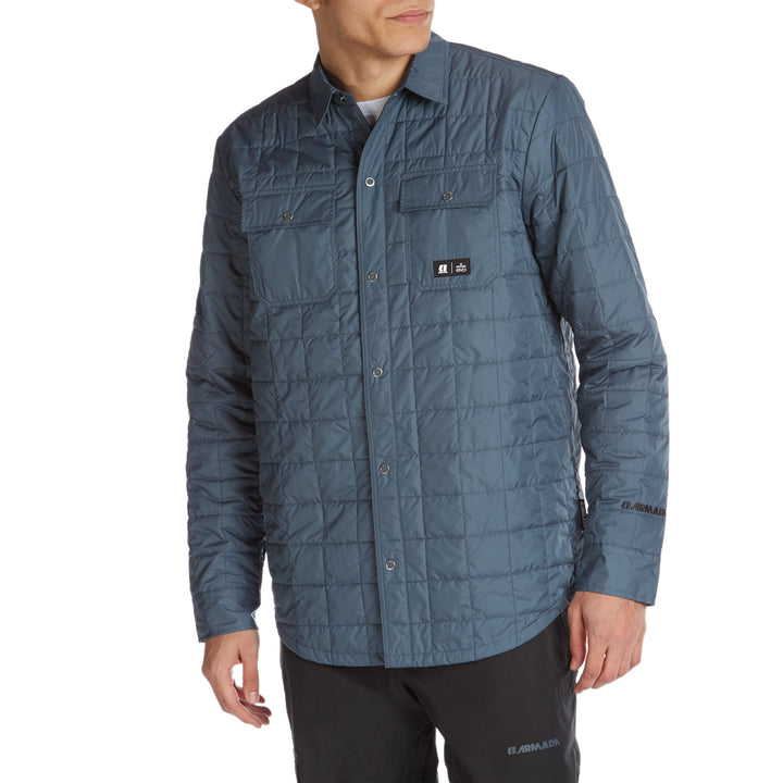 Armada Bryce Insulated Shirt Grey Front View