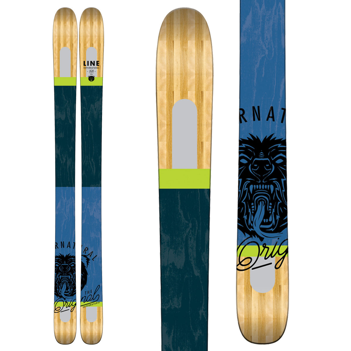 Line Skis Supernatural 108 Skis 2017