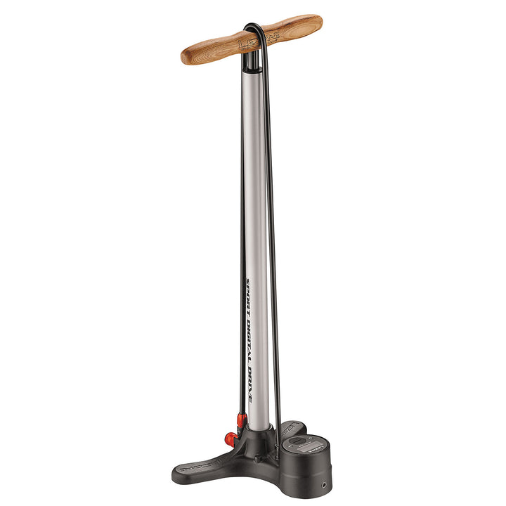 Lezyne Sport Digital Drive ABS2 Floor Pump Metallic Silver