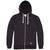evo Full Zip Hoodie Black Front View