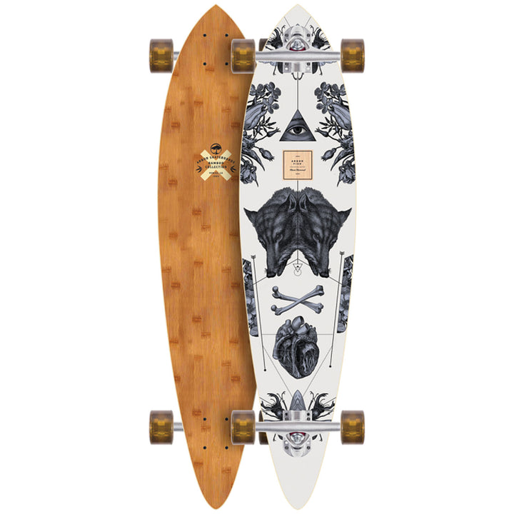 Arbor Fish Bamboo Longboard Complete