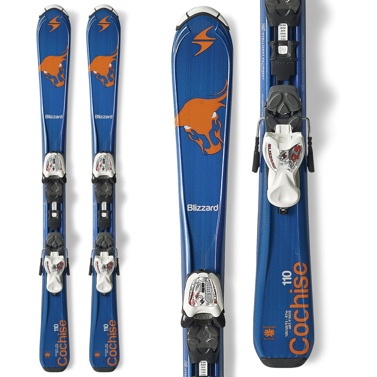 Blizzard Cochise IQ Jr Skis + IQ 4.5 Bindings - Big Boys' 2016