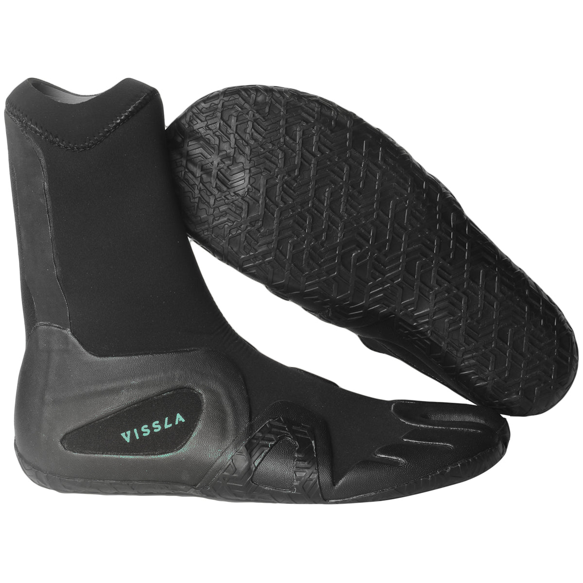 Vissla 3mm 7 Seas Split Toe Wetsuit Boots Black