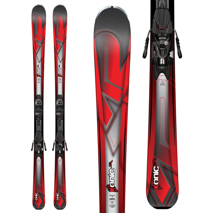 K2 Konic 75 Skis + M2 10 Bindings 2017