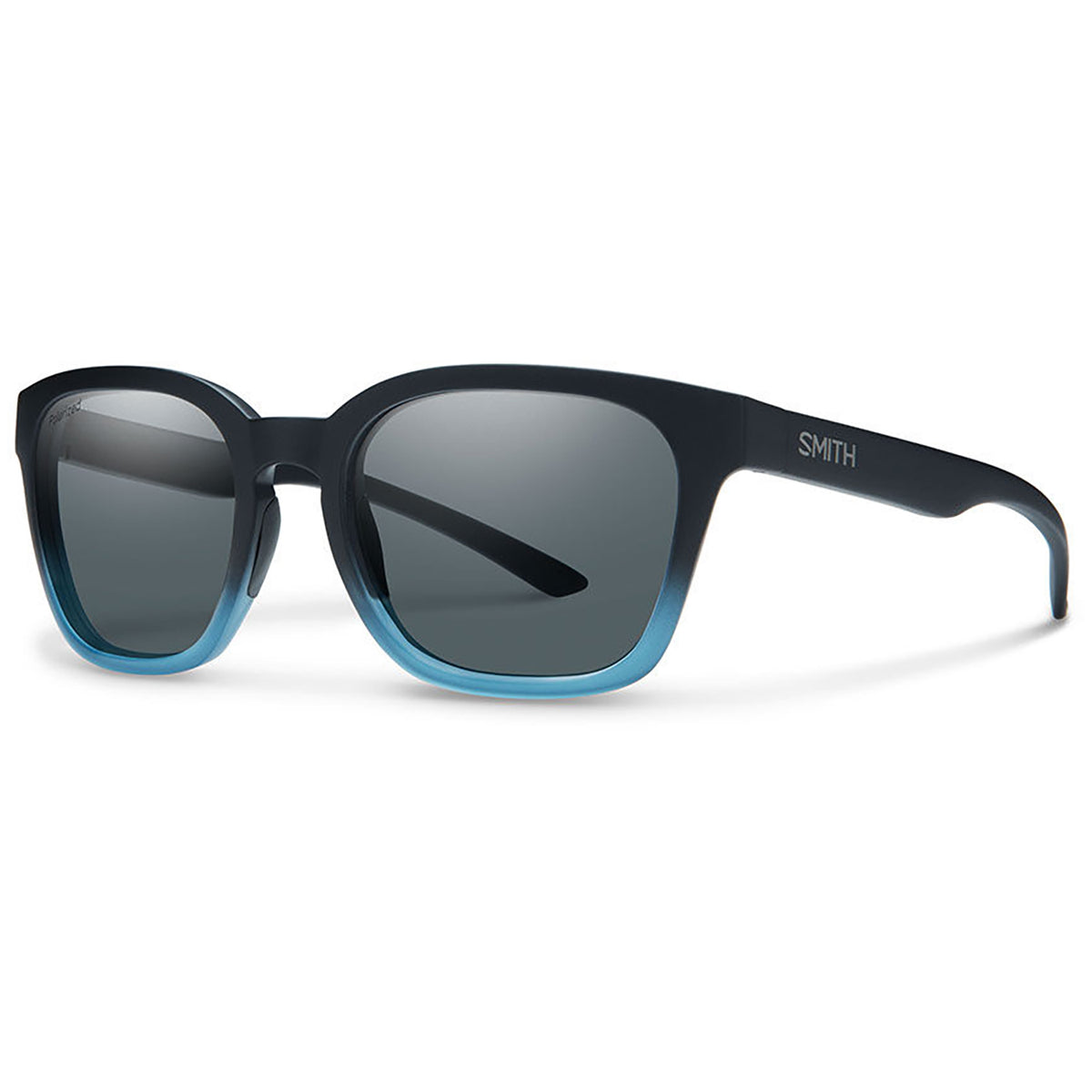 Smith Founder Slim Sunglasses Matte Black Corsair/Polarized Gray
