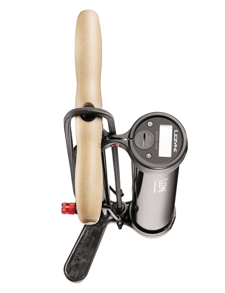 Lezyne Digital Pressure Overdrive Floor Pump Gloss Black