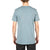 Volcom Pale Wash Solid T-Shirt Ashe Blue Back View