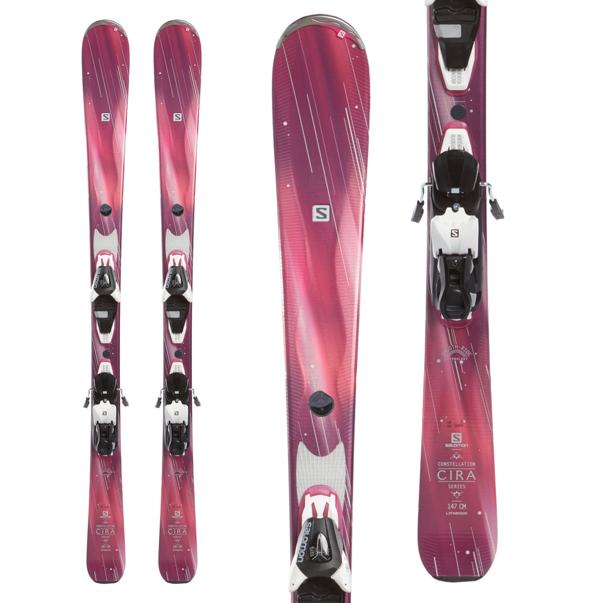 Salomon Cira Skis + Lithium 10 Bindings - Women's 2016
