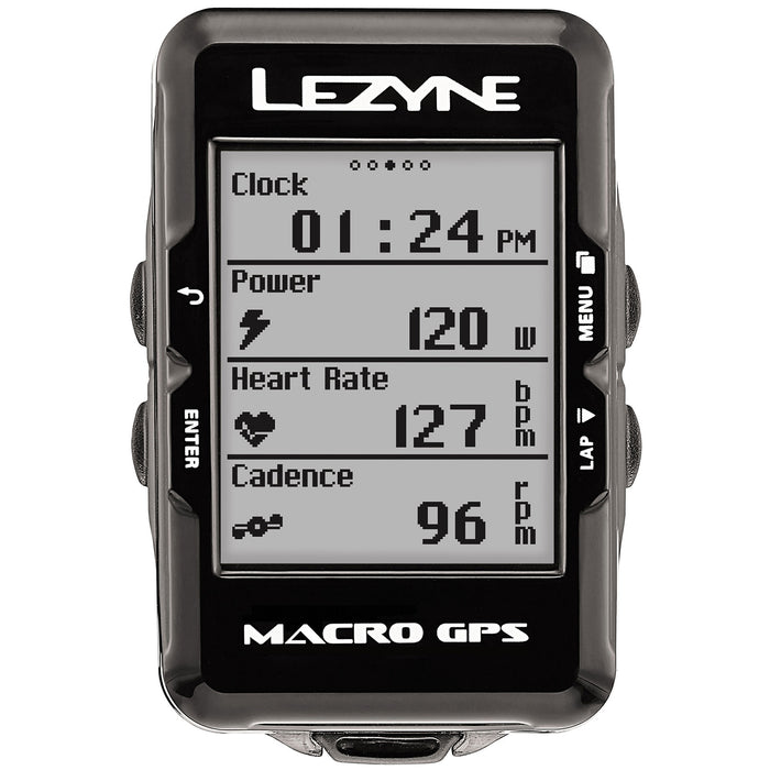 Lezyne Macro GPS Bike Computer Black