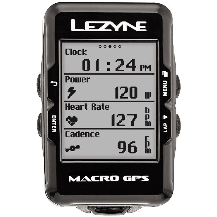Lezyne Macro GPS Bike Computer Black