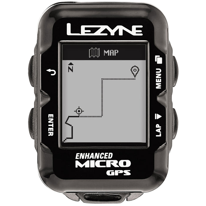 Lezyne Micro GPS Bike Computer Black