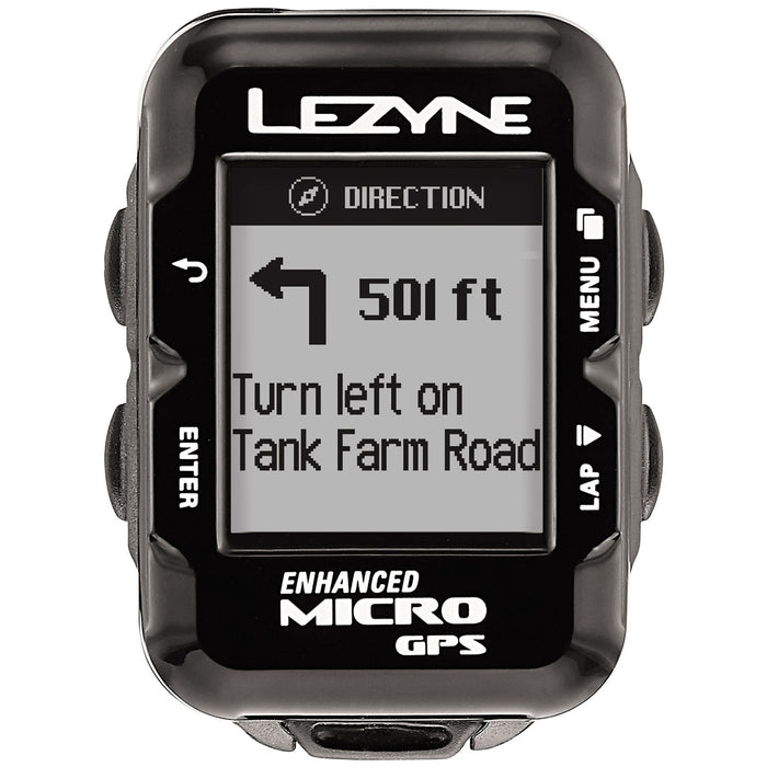 Lezyne Micro GPS Bike Computer Black