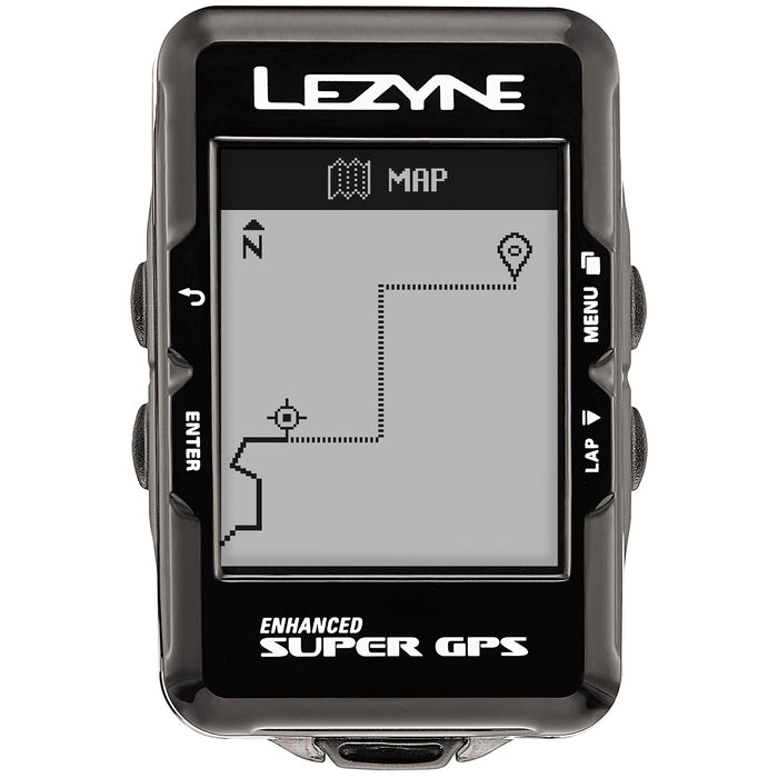Lezyne Super GPS Bike Computer Black