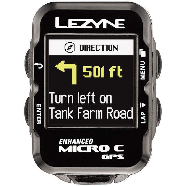 Lezyne Micro C GPS Watch Black