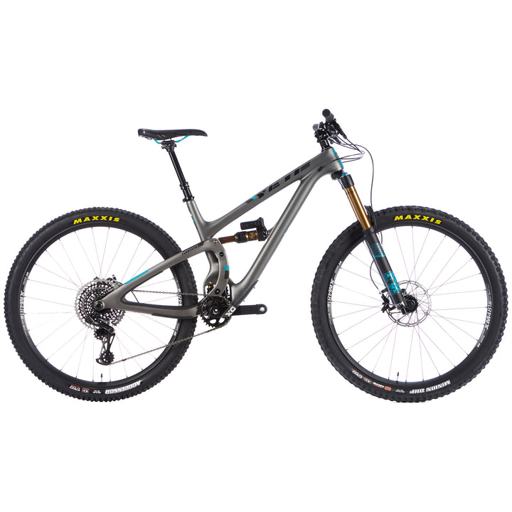 Yeti Cycles SB5.5 X01 Eagle Turq Complete Mountain Bike 2017 Anthracite Side View