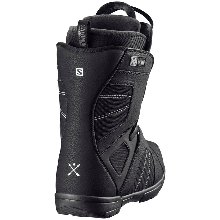 Salomon Titan Quicklock Snowboard Boots 2017 Black/Atob/Black Back View
