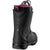 Salomon Pearl Boa Snowboard Boots - Women's 2017 Black/Bordeaux/Black Back View