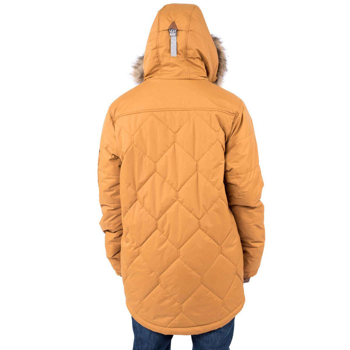 Holden Pacific Down Jacket Camel Back View