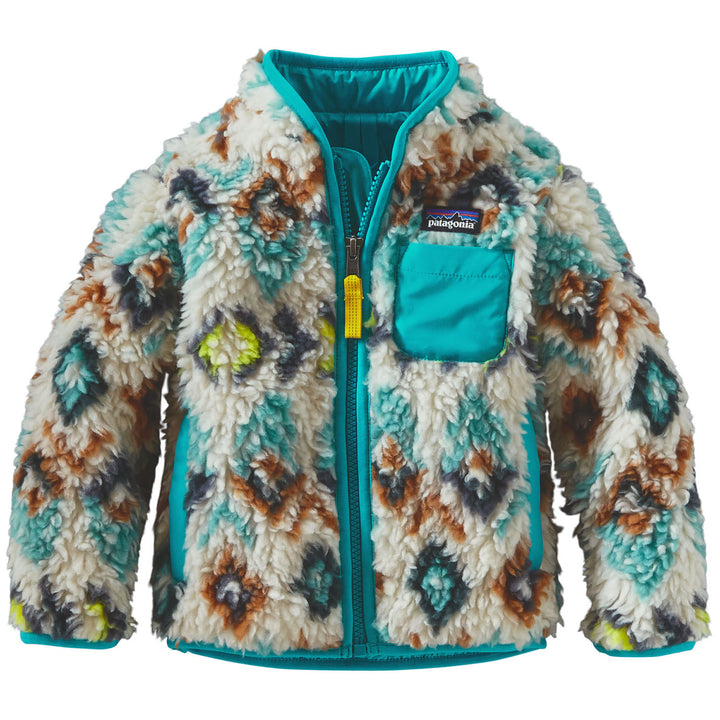 Patagonia Retro-X Jacket - Toddlers' Fern Dell Small: Toasted White