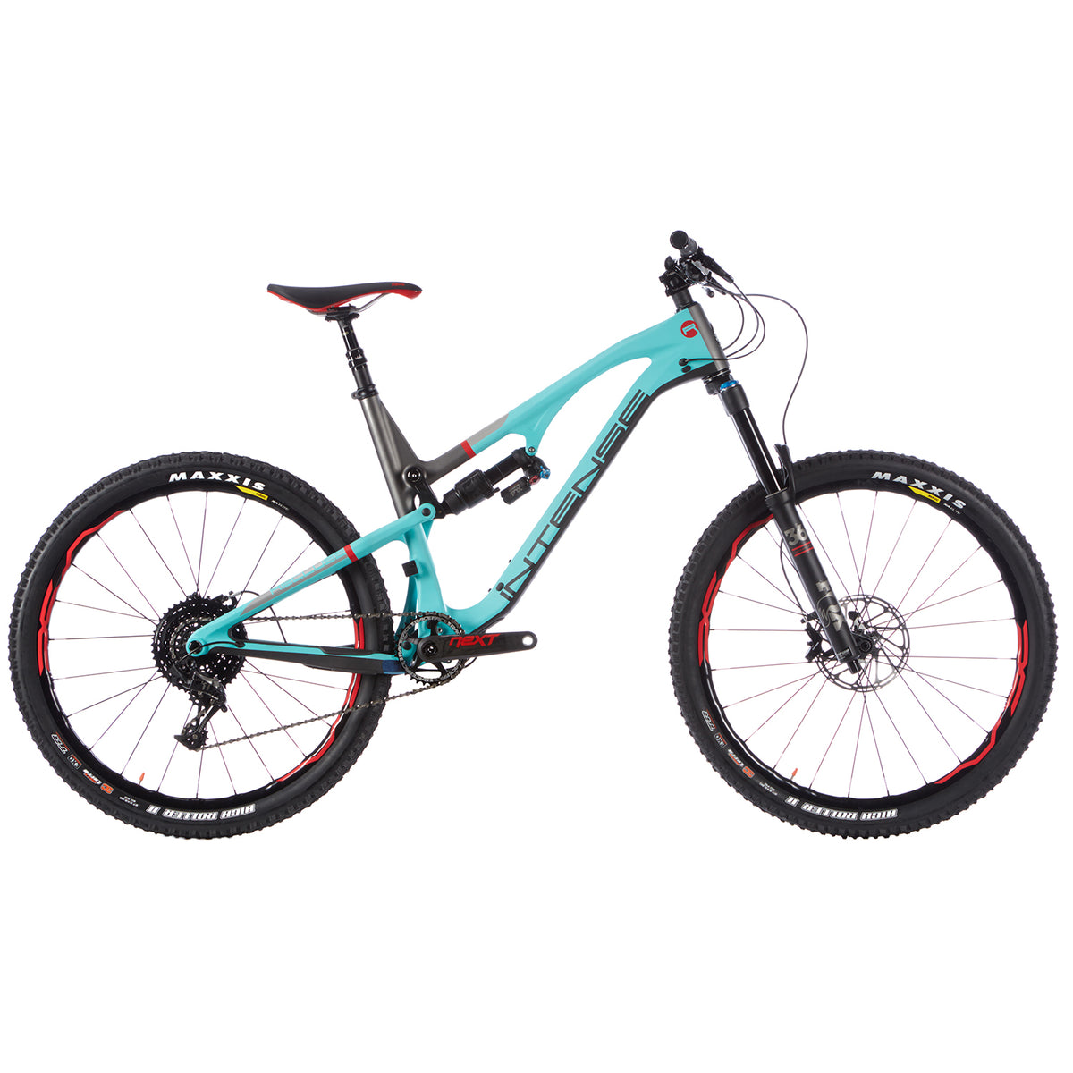 Intense Cycles Recluse 275C Pro Complete Mountain Bike 2017 Primer Grey/Turquoise