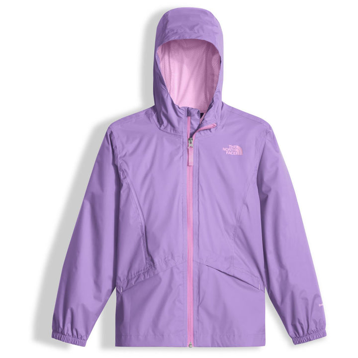 The North Face Zipline Rain Jacket - Girls' Paisley Purple - Past Season