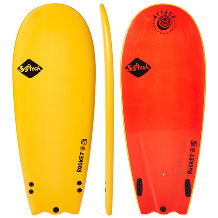 Softech Rocket Attack 56'' Surfboard Orange