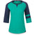 Dakine Xena 3/4 Sleeve Jersey - Women's Aqua Green/Crown Blue