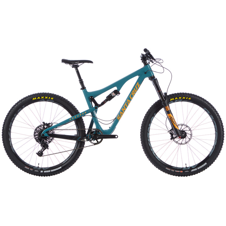 Santa Cruz Bicycles Bronson 2 C S Complete Mountain Bike 2017 Slate Blue & Orange
