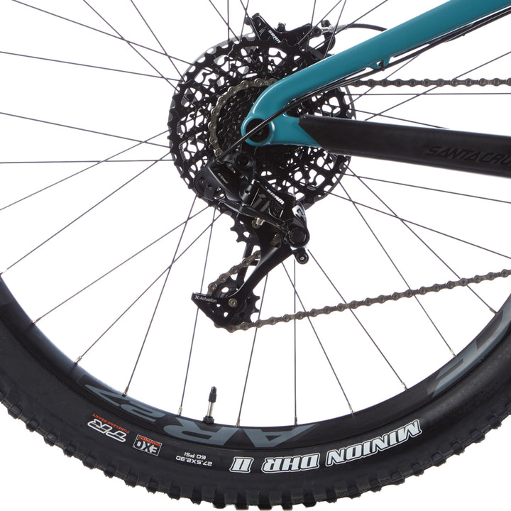 Santa Cruz Bicycles Bronson 2 C S Complete Mountain Bike 2017 Slate Blue & Orange