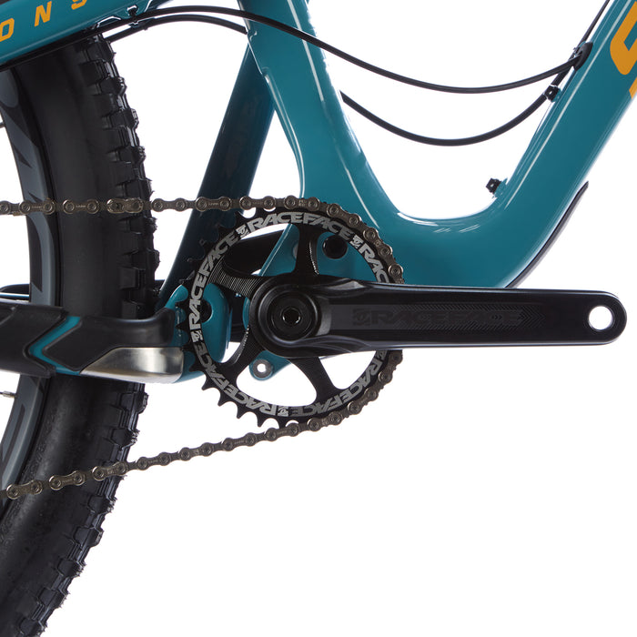 Santa Cruz Bicycles Bronson 2 C S Complete Mountain Bike 2017 Slate Blue & Orange