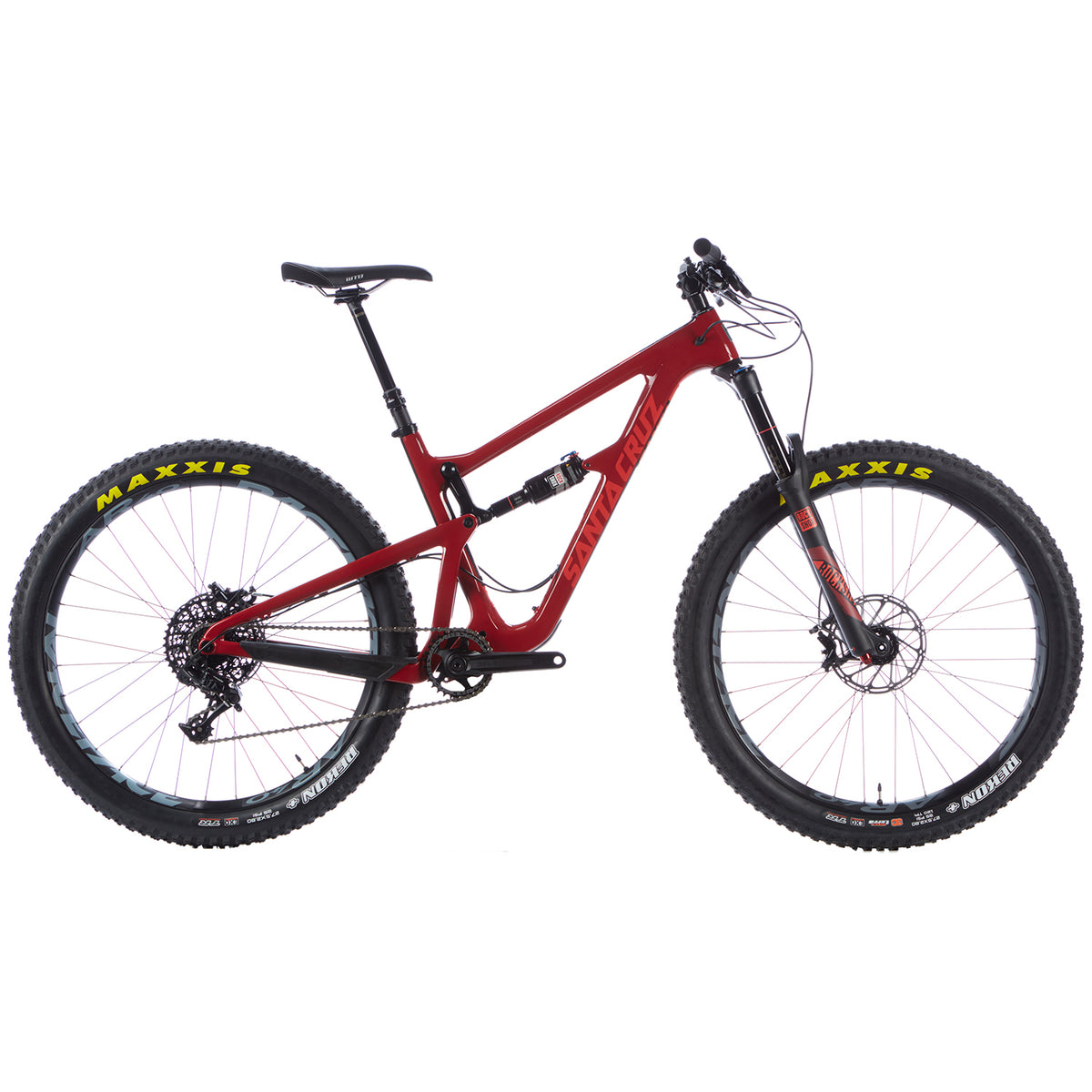Santa Cruz Bicycles Hightower C S 27.5+ Complete Mountain Bike 2017 Sriracha & Red