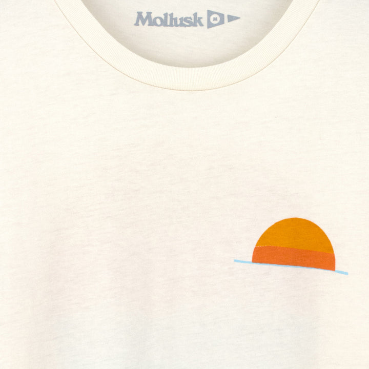Mollusk Realize T-Shirt Natural Detail 1 View