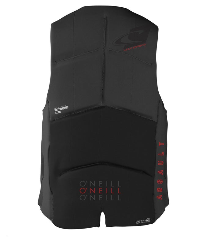 O'Neill Assault LS USCG Wakeboard Vest Black/Black
