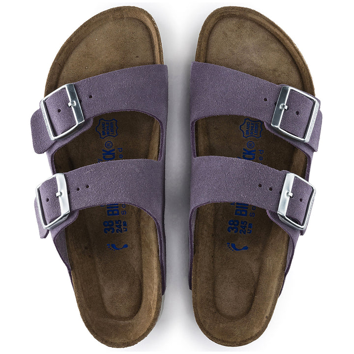 Birkenstock Arizona Suede Sandals - Women's Lavender