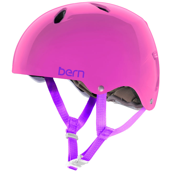 Bern Diabla Bike Helmet - Big Girls' Translucent Pink