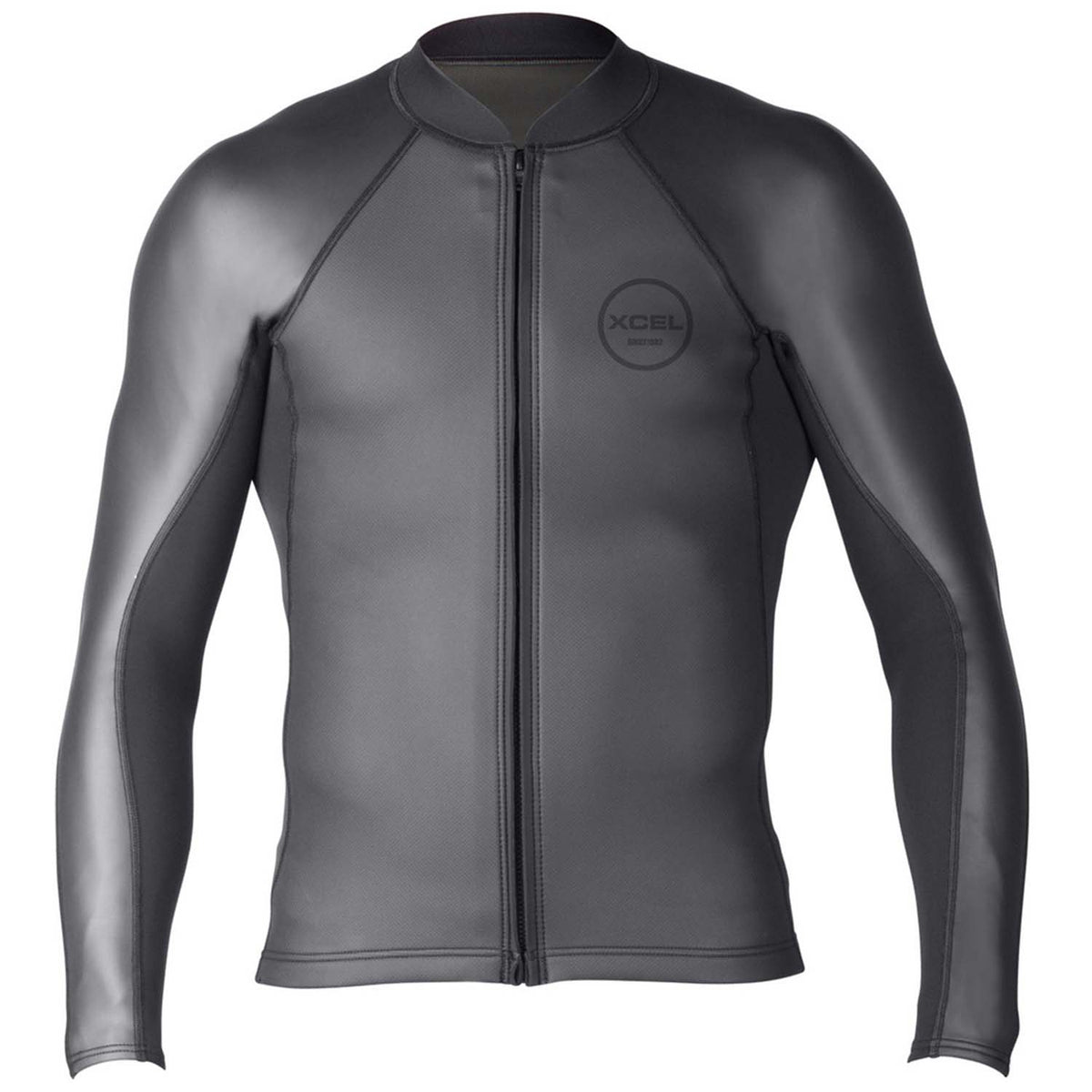 XCEL 2/1 Axis Sharkskin Front Zip Wetsuit Jacket Black