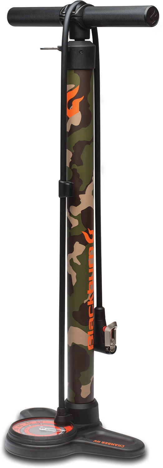 Blackburn Chamber HV Floor Bike Pump Camo