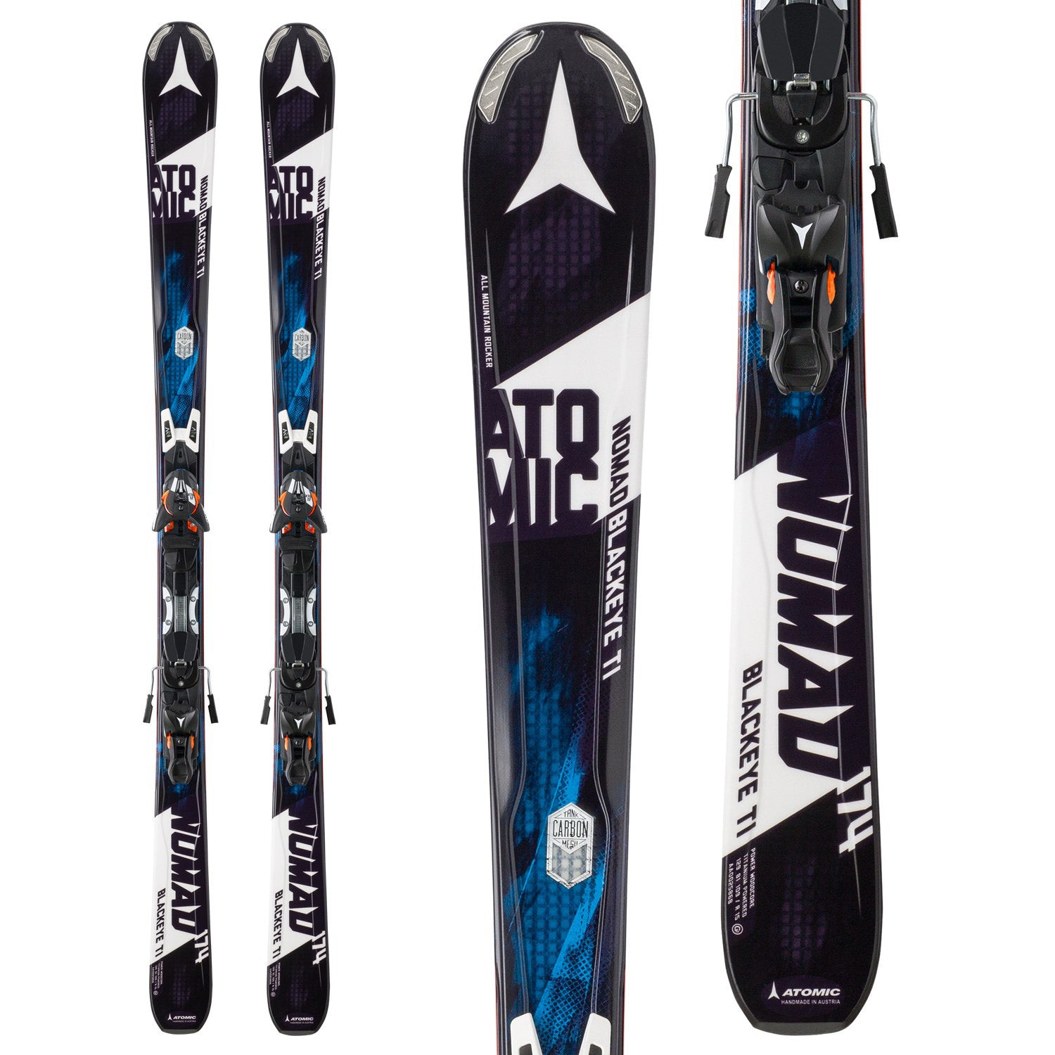 スキー Atomic Nomad Blackeye Ti 174cm XTO12 Atomic Nomad Blackeye Ti Skis + XTO 12 Bindings 2016 – evo