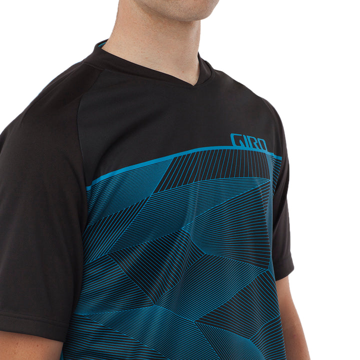 Giro Roust  Bike Jersey Blue Jewel Geo