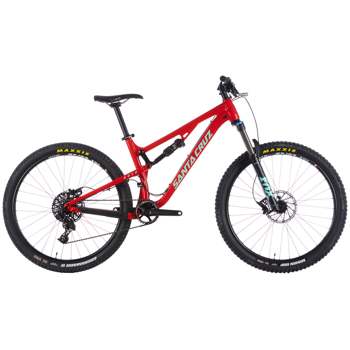Santa Cruz Bicycles 5010 2.0 A R1x Complete Mountain Bike 2017 Gloss Red & Mint