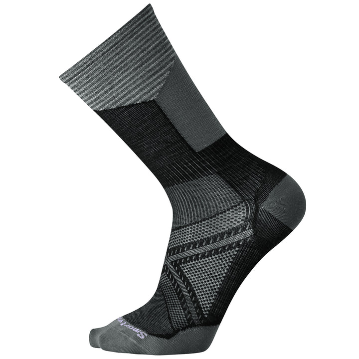 Smartwool PhD® Cycle Ultra Light Pattern Crew Socks Black