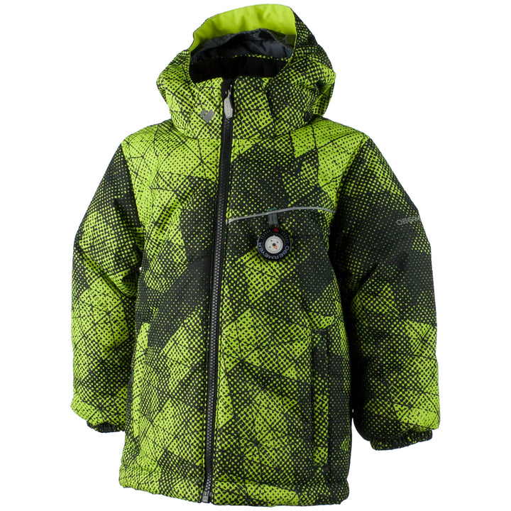 Obermeyer Stealth Jacket - Little Boys' Green Mesh Print