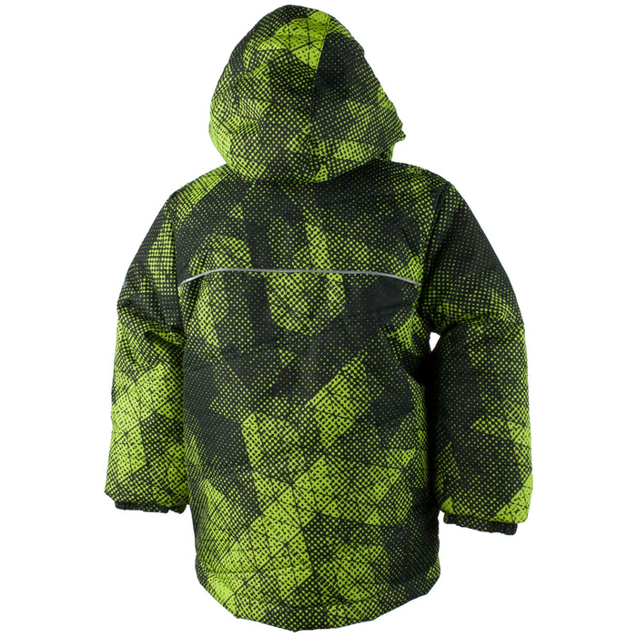 Obermeyer Stealth Jacket - Little Boys' Green Mesh Print