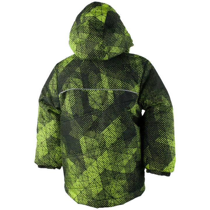 Obermeyer Stealth Jacket - Little Boys' Green Mesh Print
