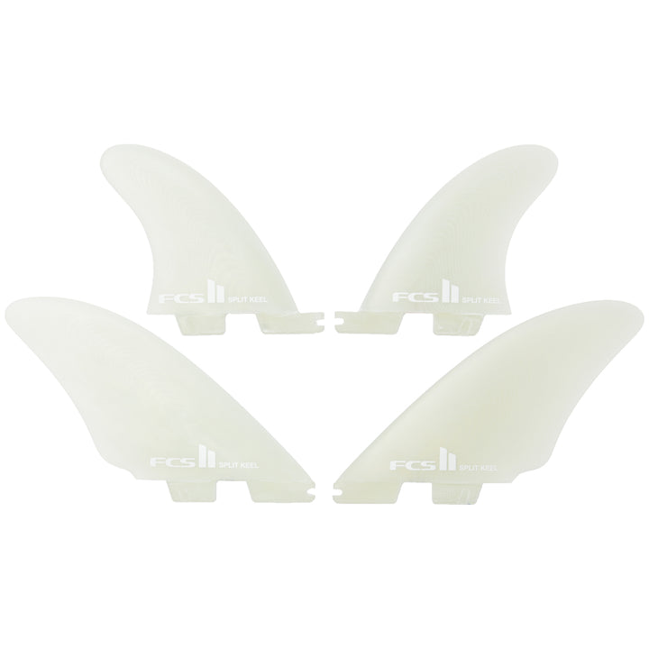 FCS II PG Split Keel Quad Fin Set