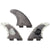 FCS II HS PC Carbon Large Tri Fin Set